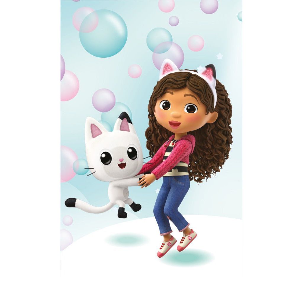 Gabby's Dollhouse Bubbles Gesichtstuch für Kinder aus Baumwolle – 30 × 50 cm
