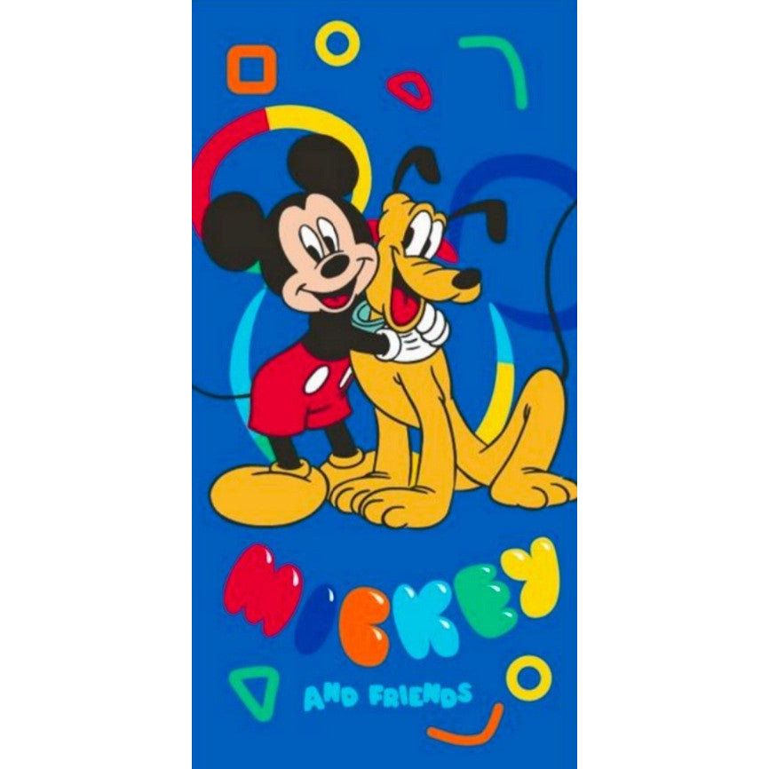 Disney Mickey Pluto Joy , ( ) Badetuch für Kinder aus Polyester – 70 × 140 cm
