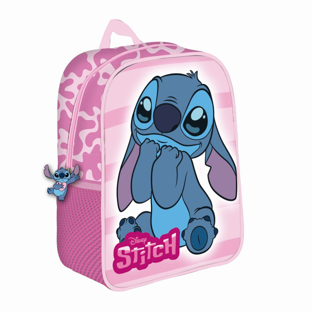 Disney Lilo et Stitch Adorable Sac à Dos Maternelle pour Enfants – 30 x 24 x 8 cm