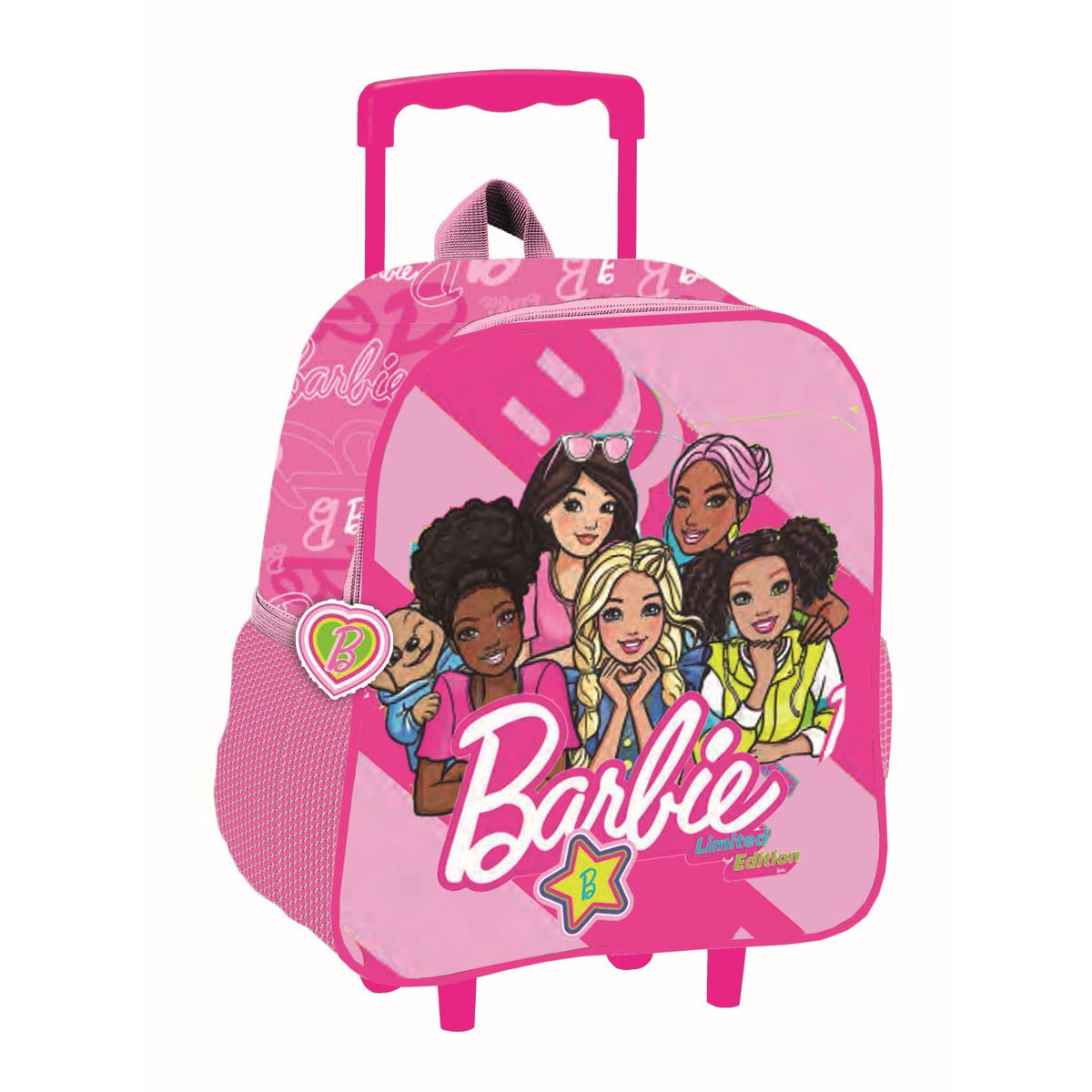 Barbie Dream Squad - mit Rollen für Kindergartenkinder Kindergartenrucksack für Kinder – 32 x 26 x 11 cm