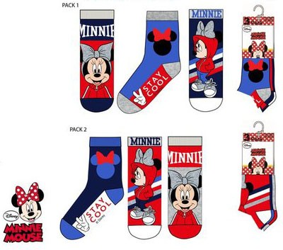 Disney Minnie Kinder Socken 23-34
