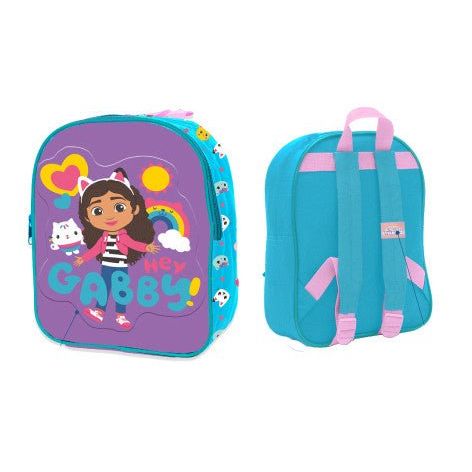 Gabby's Dollhouse Hey Kindergartenrucksack für Kinder – 27 x 21 cm