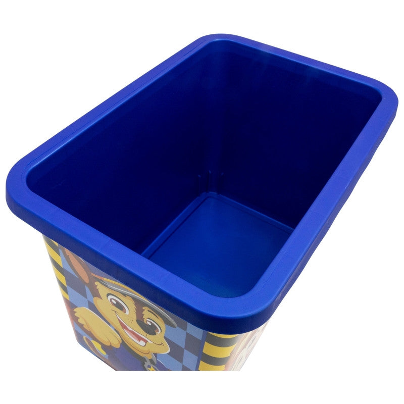 Paw Patrol Rescue Pups Boîte de rangement en plastique pour enfants de 7 L – 19 × 19,5 × 29,5 cm
