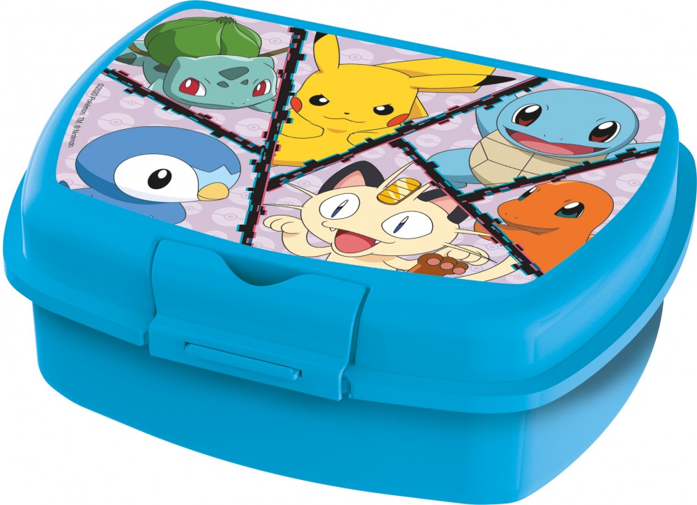 Pokémon Urban Brotdose mit einem Fach für Kinder – 18 × 14 × 7 cm, BPA-frei