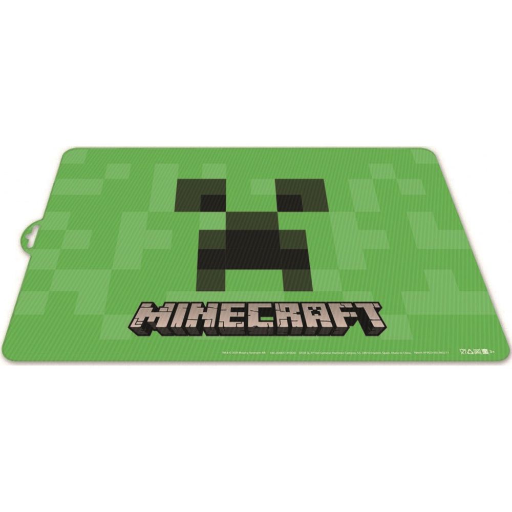 Napperons Minecraft pour enfants – 41 × 29 cm, plastique