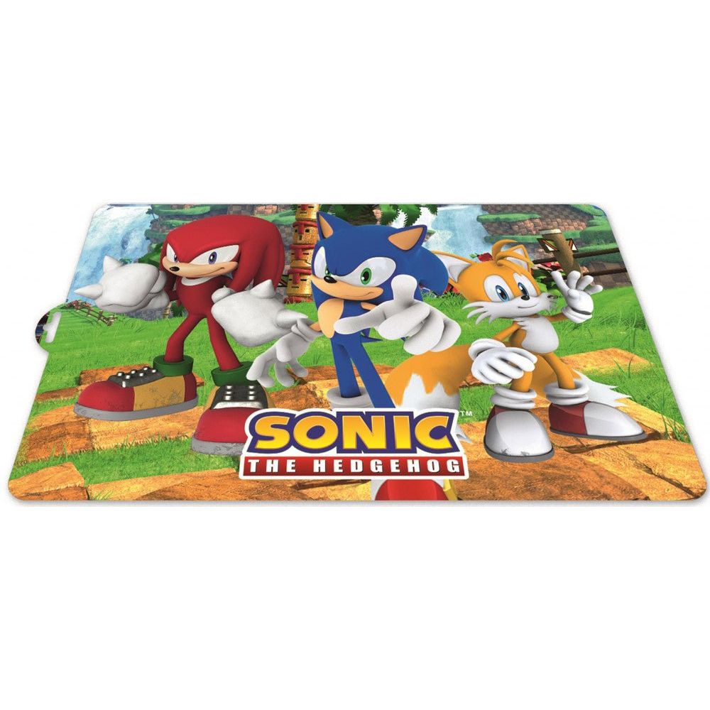 Sonic the Hedgehog Tischunterlage für Kinder – 41 × 29 cm, Kunststoff