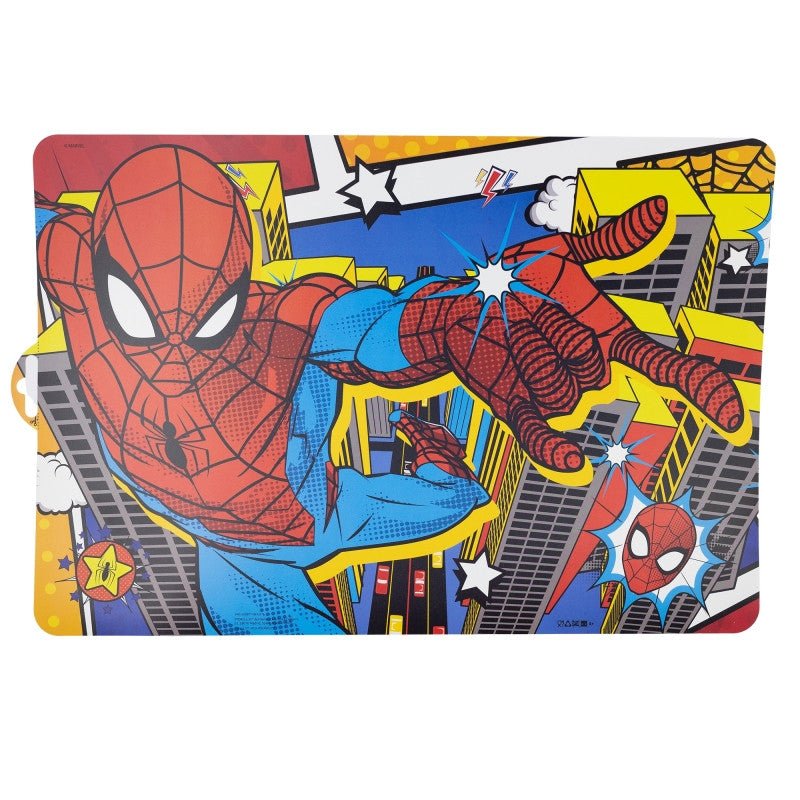 Spiderman Midnight Flyer Tischunterlage für Kinder – 43 × 28 cm, Kunststoff