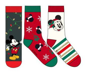 Disney Mickey Weihnachtssocken für Herren 36-44