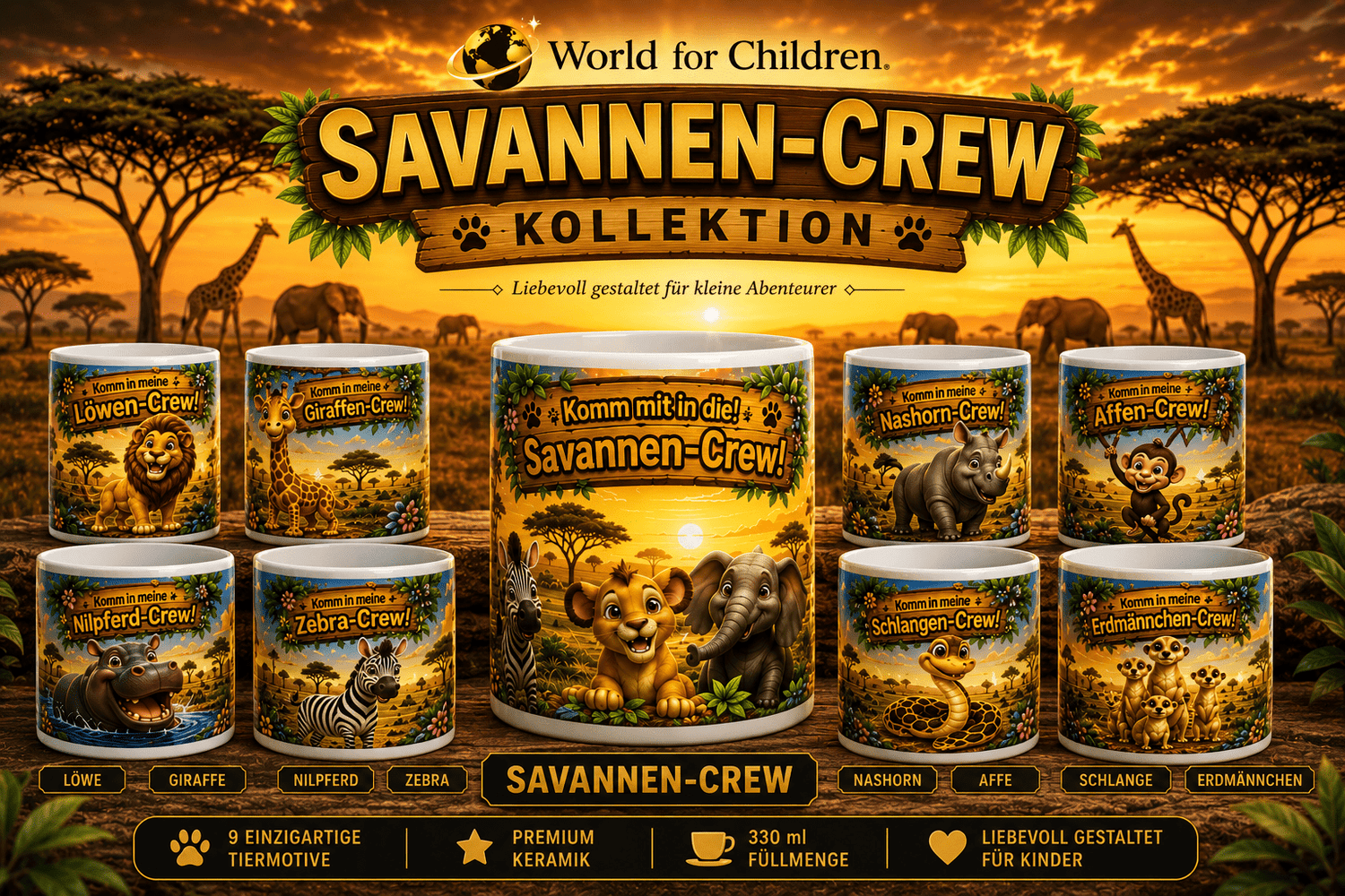 Entdecke die Savanne