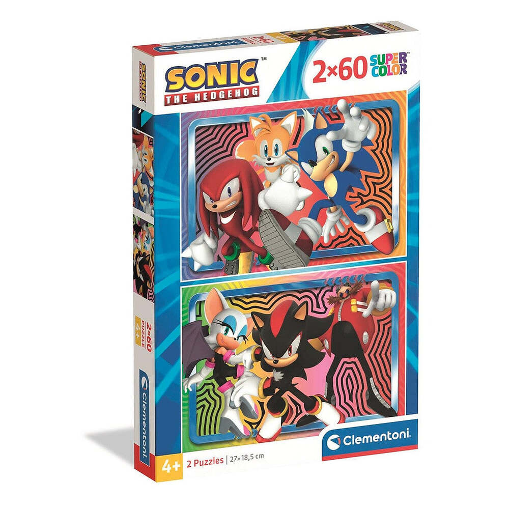Produktbild: Sonic Clementoni Puzzle 2 mal 60 Teile