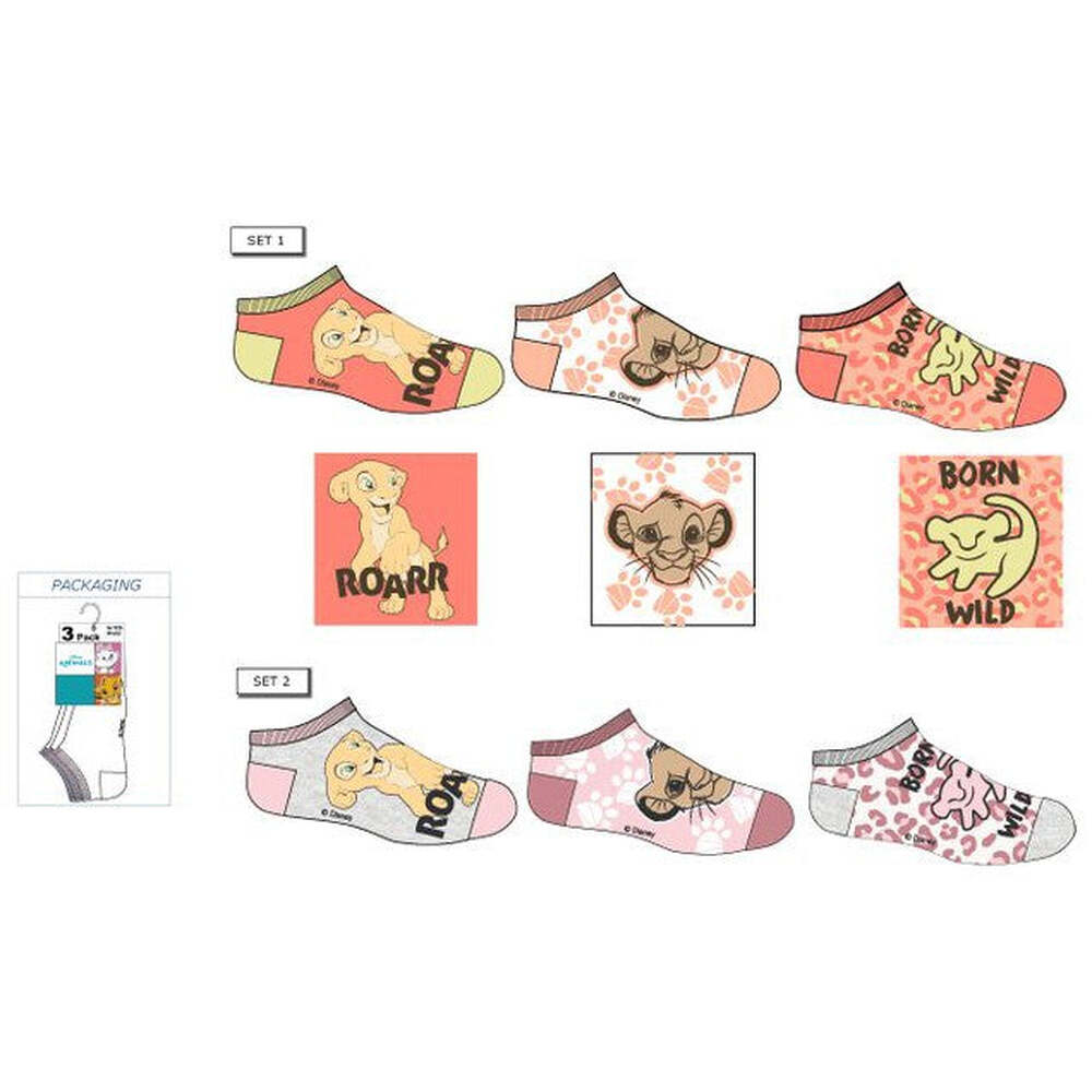 Produktbild: Disney Der König der Löwen Kinder-Fußsocken 23–34
