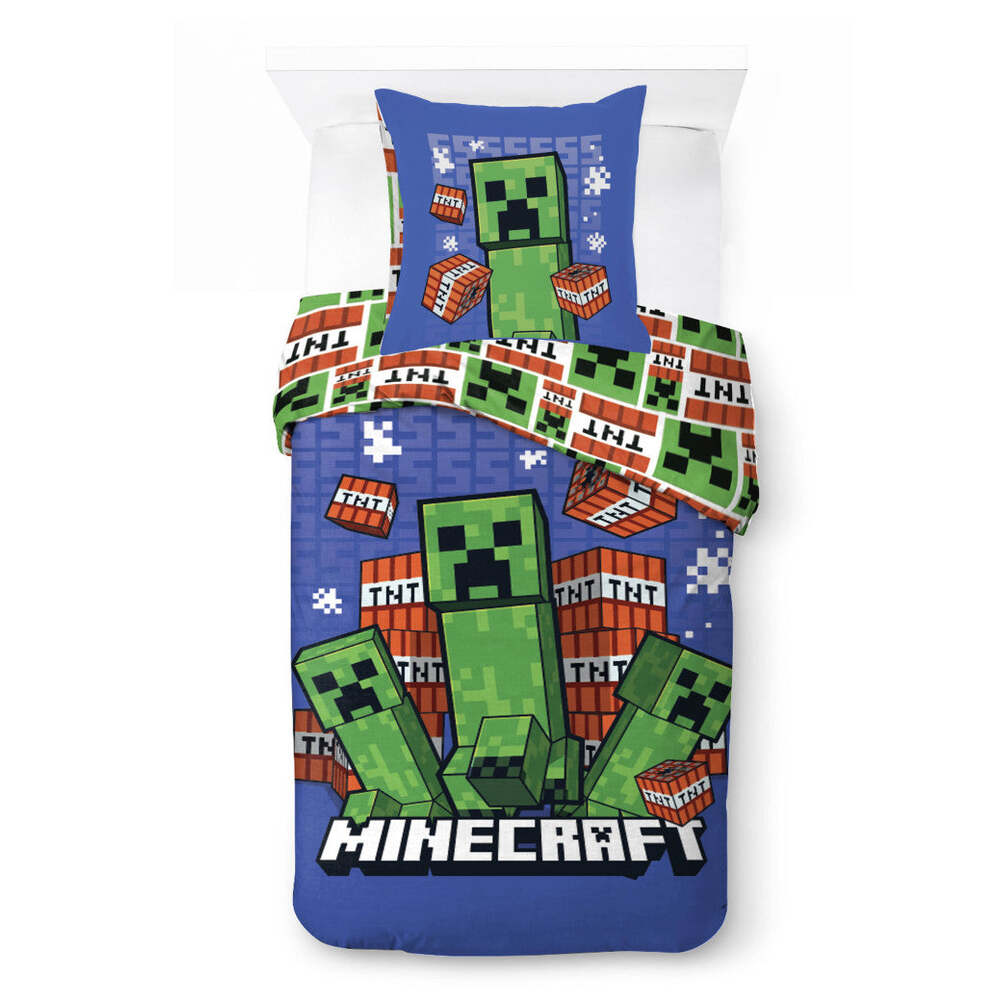 Produktbild: Minecraft Survive the Spiral Bettwäsche 140x200 / 70x90 cm