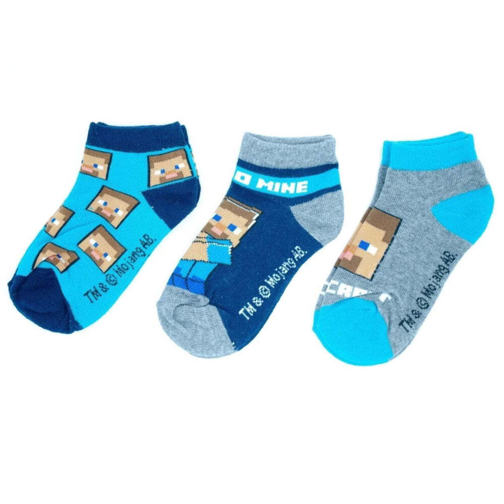 Produktbild: Minecraft Kinder-Sneakersocken 31/34