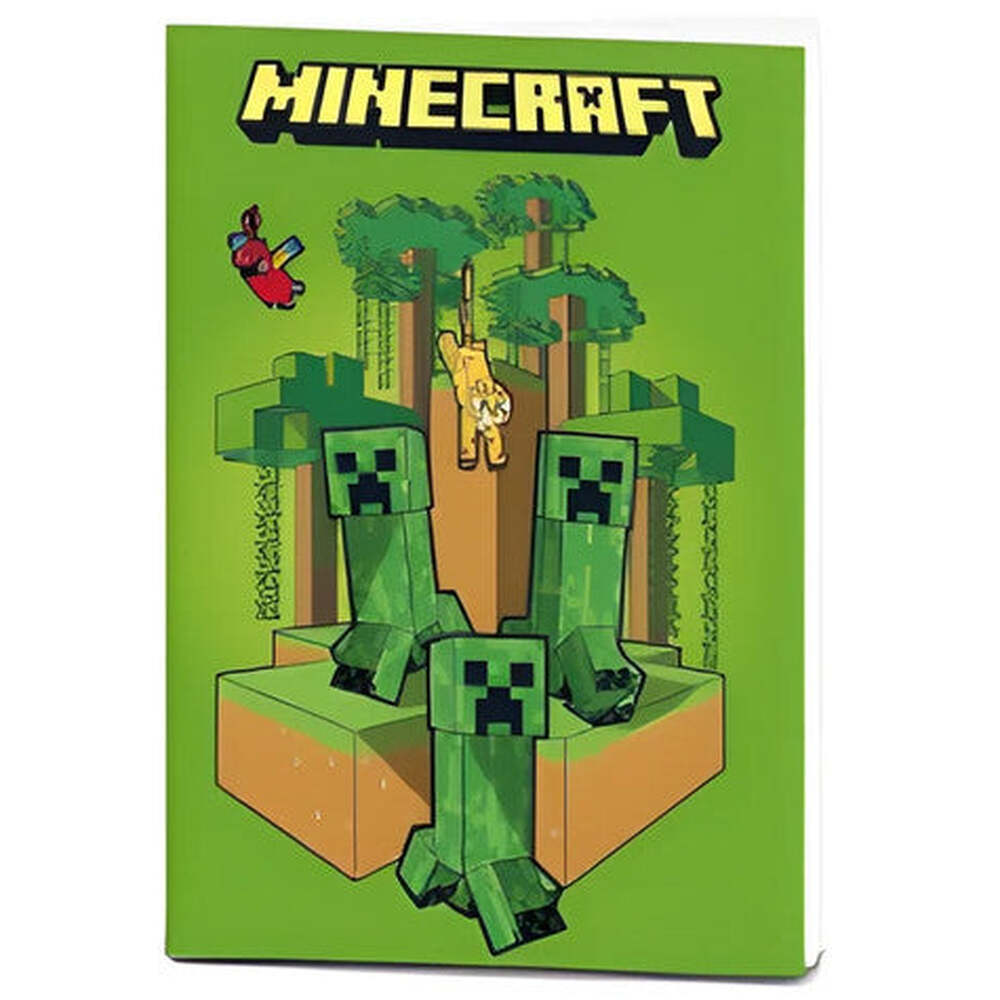 Produktbild: Minecraft Creepers A5 kariertes Heft