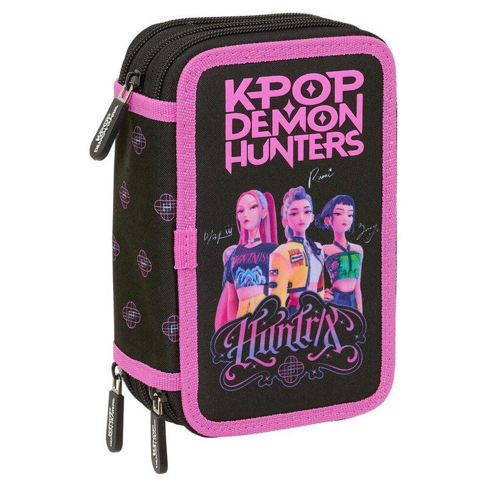 Produktbild: K-pop Demon Hunters Negra gefülltes Federmäppchen 3-stöckig
