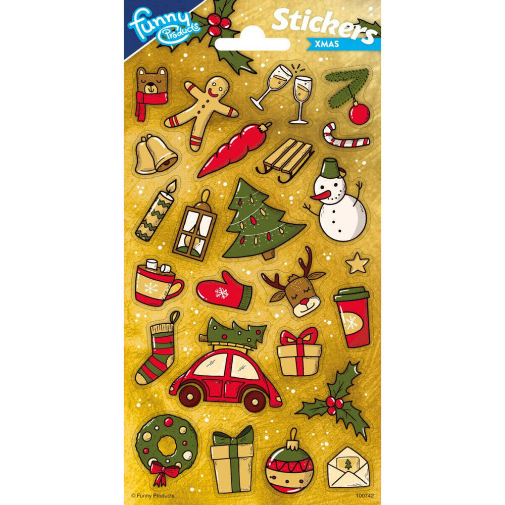 Produktbild: Weihnachten Tree Glitzeraufkleber