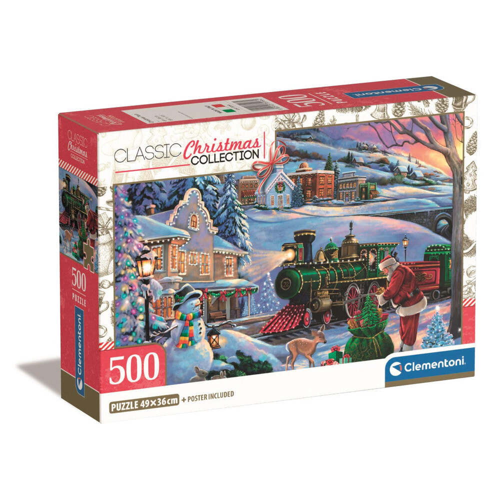 Produktbild: Weihnachten Train Clementoni Puzzle 500 Teile