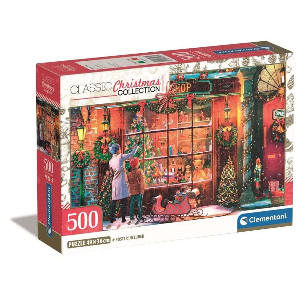 Produktbild: Weihnachten Old Toy Shop Clementoni Puzzle 500 Teile