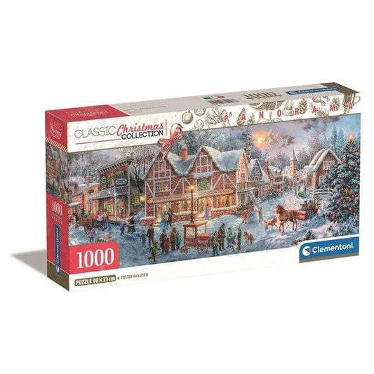 Produktbild: Weihnachten Getting Ready Clementoni Panoramapuzzle 1000 Teile
