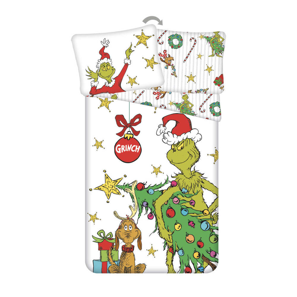 Produktbild: Der Grinch Grinchmas Bettwäsche 140 × 200 cm / 70 × 90 cm