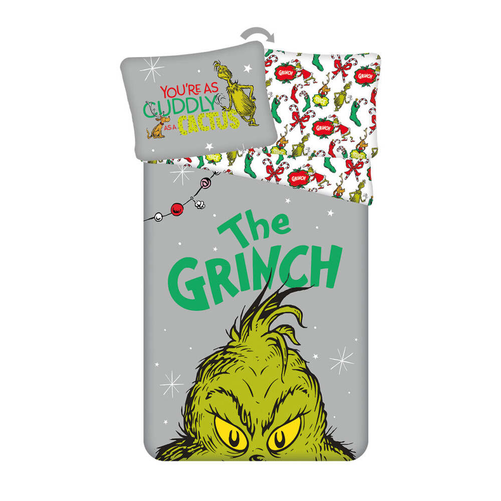 Produktbild: Der Grinch Cuddly Bettwäsche 140 × 200 cm / 70 × 90 cm