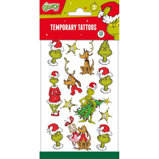 Produktbild: Der Grinch Dr Seuss Tattoo-Set 13-teilig