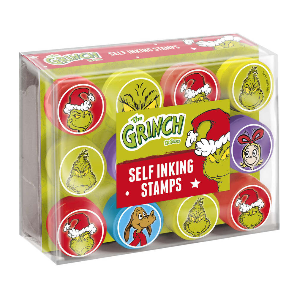 Produktbild: Der Grinch Dr Seuss Stempelset 12-teilig