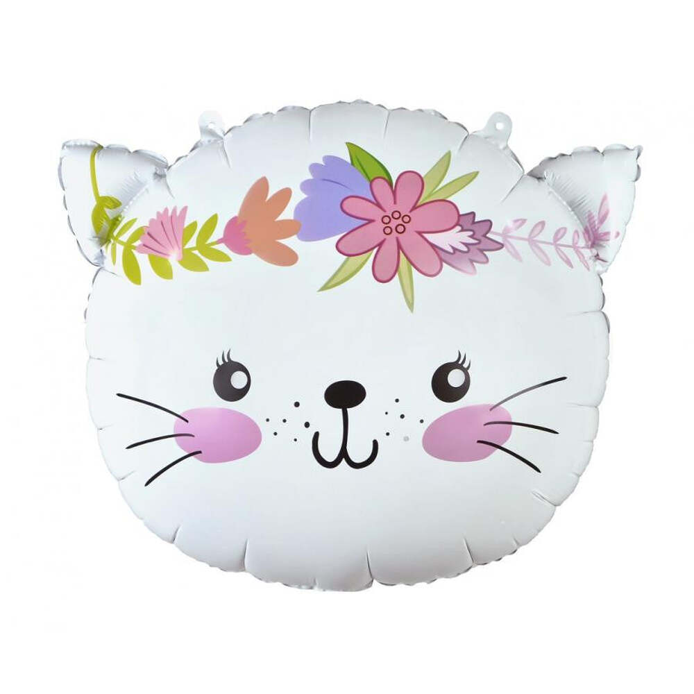 Produktbild: Katze Cat Flower Folienballon 44 cm