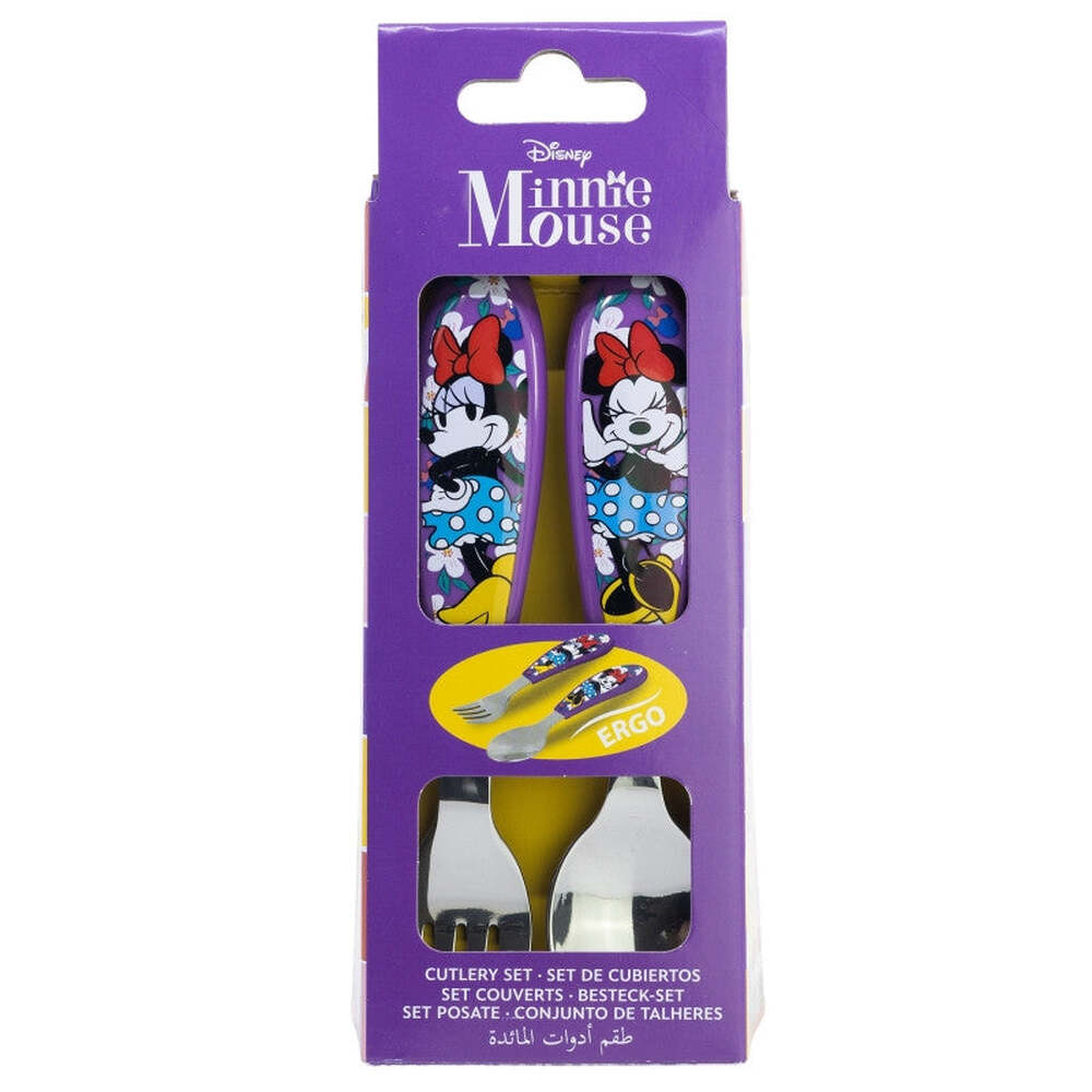 Produktbild: Disney Minnie Sunshine Kinder-Besteckset aus Metall – 2-teilig