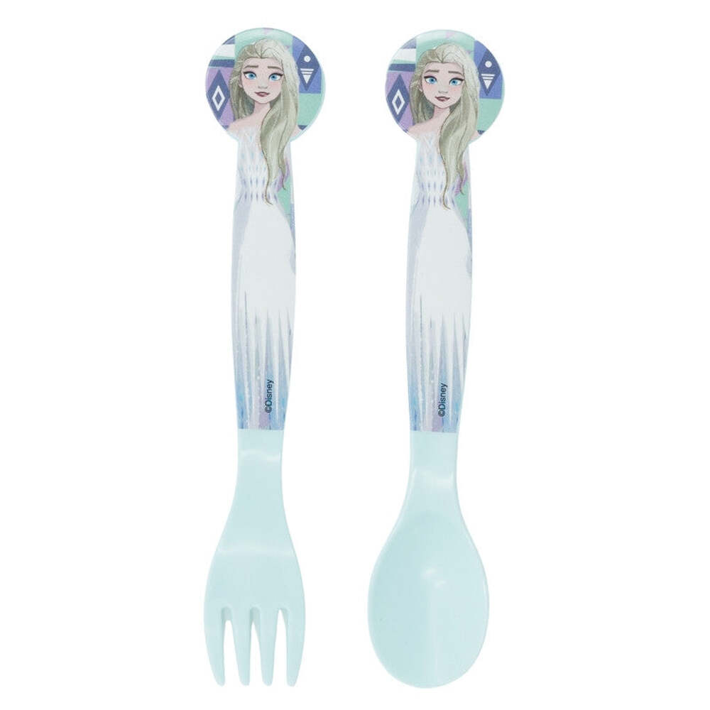 Produktbild: Disney Die Eiskönigin Ice Magic Kinder-Besteckset – 2-teilig
