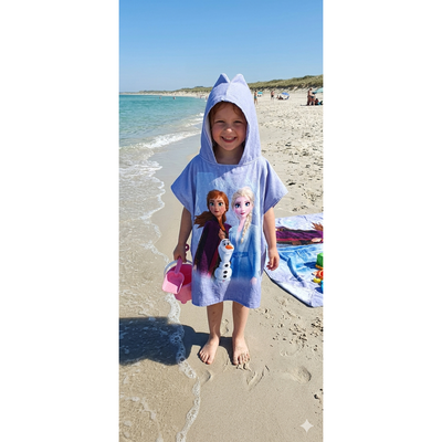 Disney Eiskönigin (Frozen) – Magischer Strand-Poncho (50x100 cm)