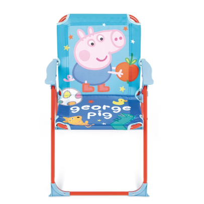 Peppa Wutz Kinder Campingstuhl 38×32×53 cm – Faltbarer Stuhl für Mädchen & Jungen