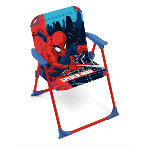 Marvel Spiderman Kinder Campingstuhl faltbar klappbar Gartenstuhl Outdoor Kinderstuhl 38x32x53 cm