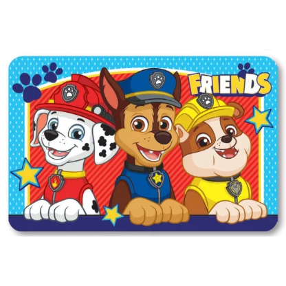 Paw Patrol „Friends“ Tischunterlage – 43 × 28 cm Kunststoff Platzset für Kinder