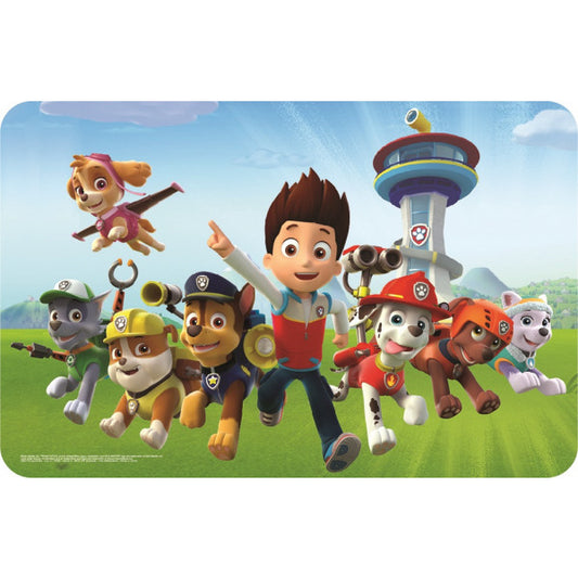 Paw Patrol „Team“ Tischunterlage – 43 × 28 cm Kunststoff Platzset für Kinder