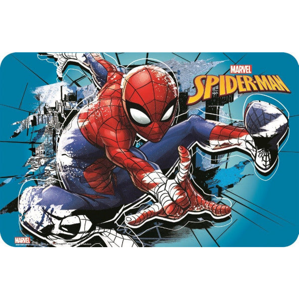 Marvel Spiderman Tischunterlage – 43 × 28 cm Kunststoff Platzset für Kinder