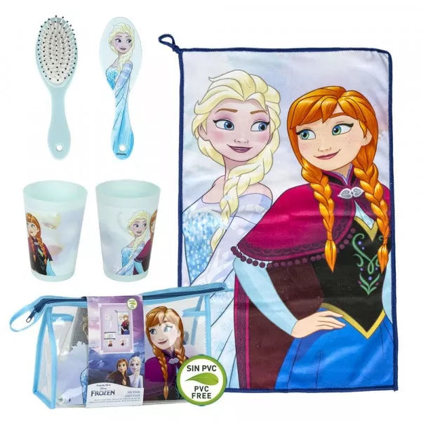 Disney Frozen Kulturbeutel für Kinder – Reise-Set mit Zubehör