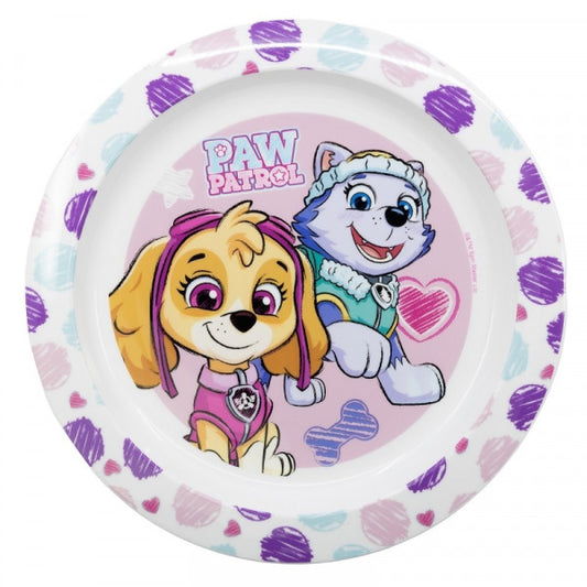 Assiette en plastique Pat Patrouille Stella