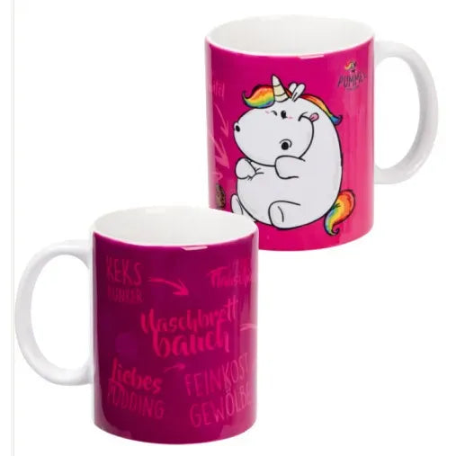 Pummel &amp; Friends Tasse „Naschbrettbauch“ – Keramik (320 ml)