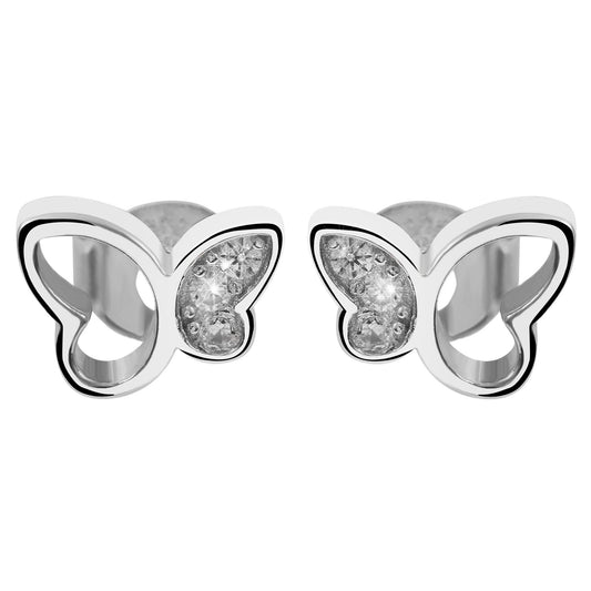 Ohrstecker Schmetterling aus Silber – eleganter Schmuck für Kinder & Erwachsene