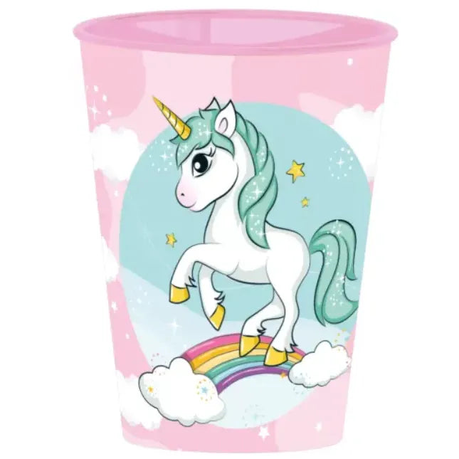 Robustes Einhorn Trinkbecher-Set für Kinder – BPA-frei & Leicht 260 ml