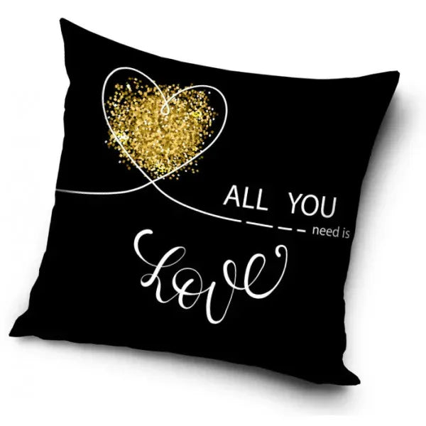 "All You Love" Cushion Cover 40×40 cm – Decorative Pillow for Children's Room & Living Room