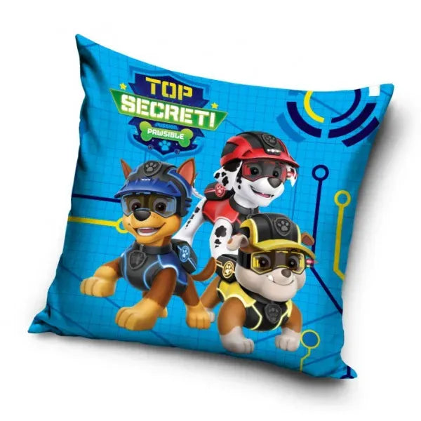 PAW Patrol Cushion Cover "Top Secret" 40x40 cm - Kids Pillowcase