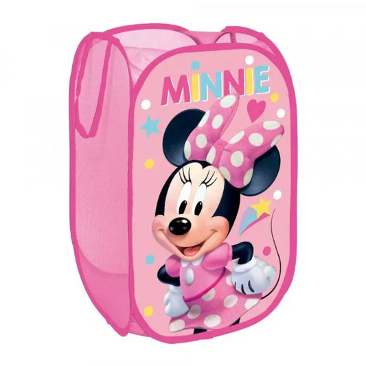 Disney Minni Mouse Aufbewahrungsnetz faltbar 36×36×58 cm – Kinderzimmer Organizer