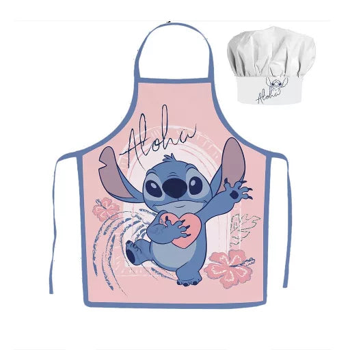 Lilo & Stitch Kinder-Kochschürze & Kochmütze