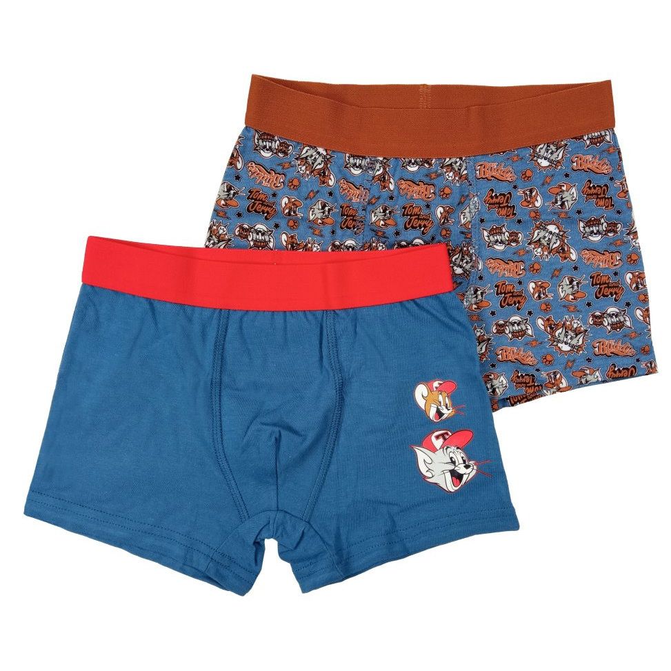 Tom und Jerry Kinderboxershorts 2 Stück/Packung 122/128 cm