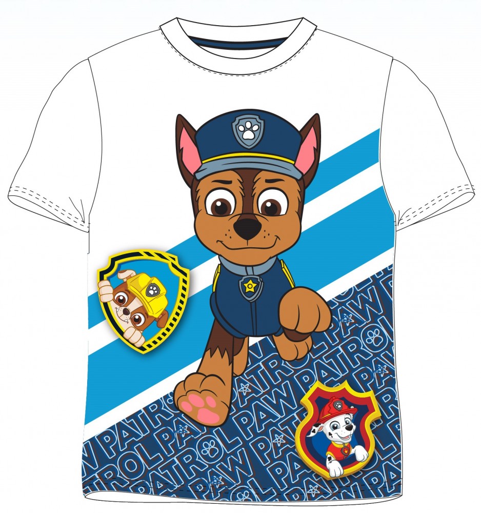 Paw Patrol Surefooted Kinder kurzes T-Shirt, Oberteil 128 cm