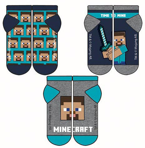 Minecraft Kinder-Sneaker-Socken 23/26