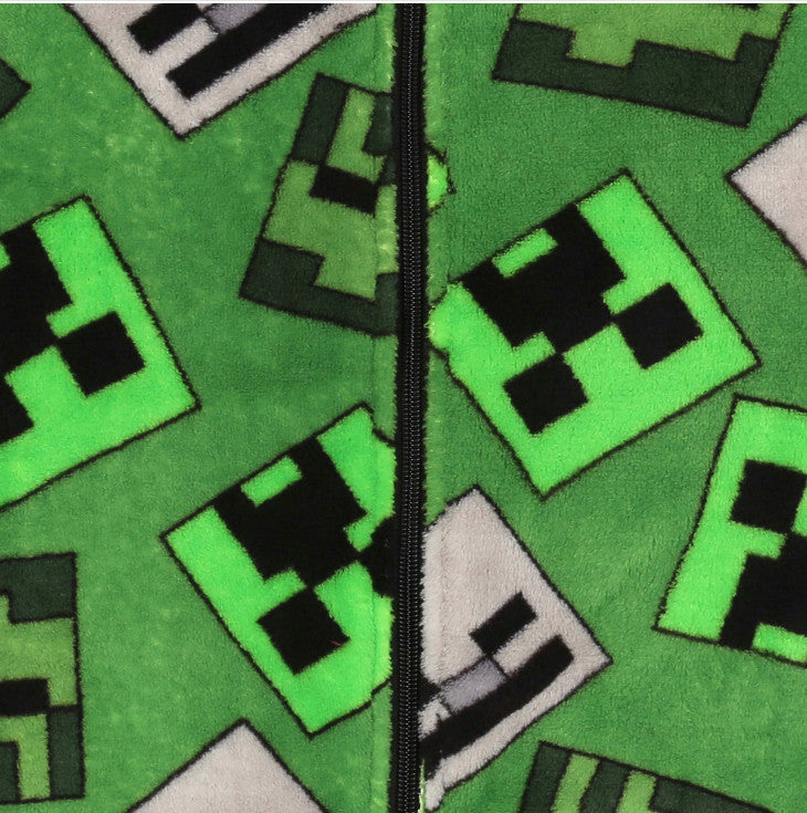 Minecraft Kinder langer Schlafanzug, Overall 3/4 Jahre