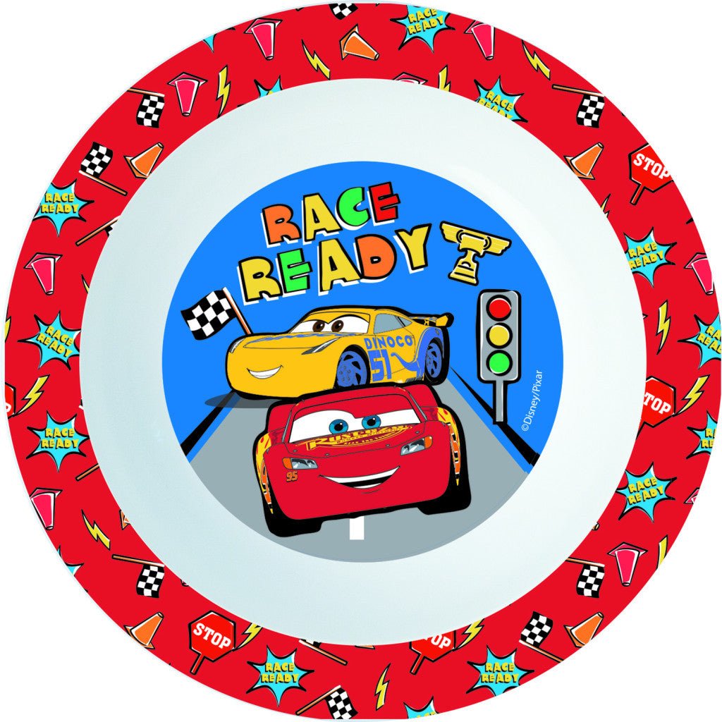 Disney Cars Lets Race mikro tiefen Flacher Teller für Kinder aus Kunststoff – 16 cm
